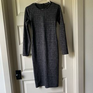 NWOT ZARA Zip MIDI Dress